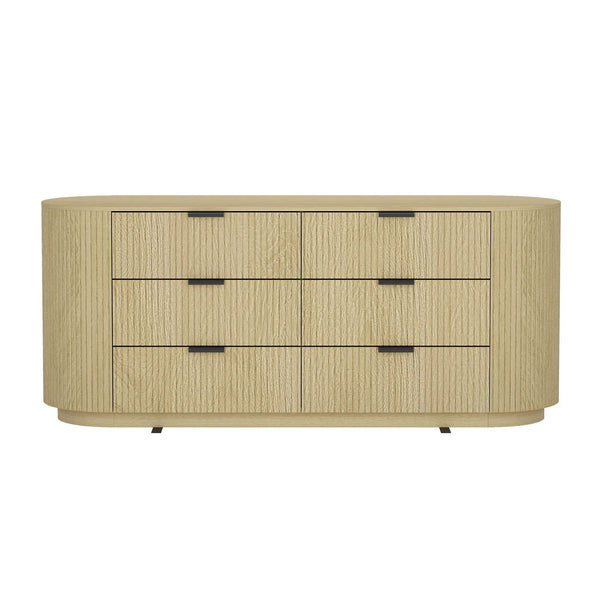 Olivia - Dresser With 6 Drawers - Oak