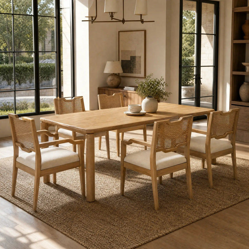 7-Piece Dining Table Set, 70" by HouseOfZazla