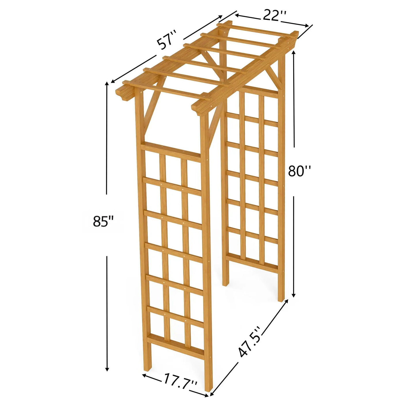 Wedding Arbor With Trellis Design by HouseOfZazla
