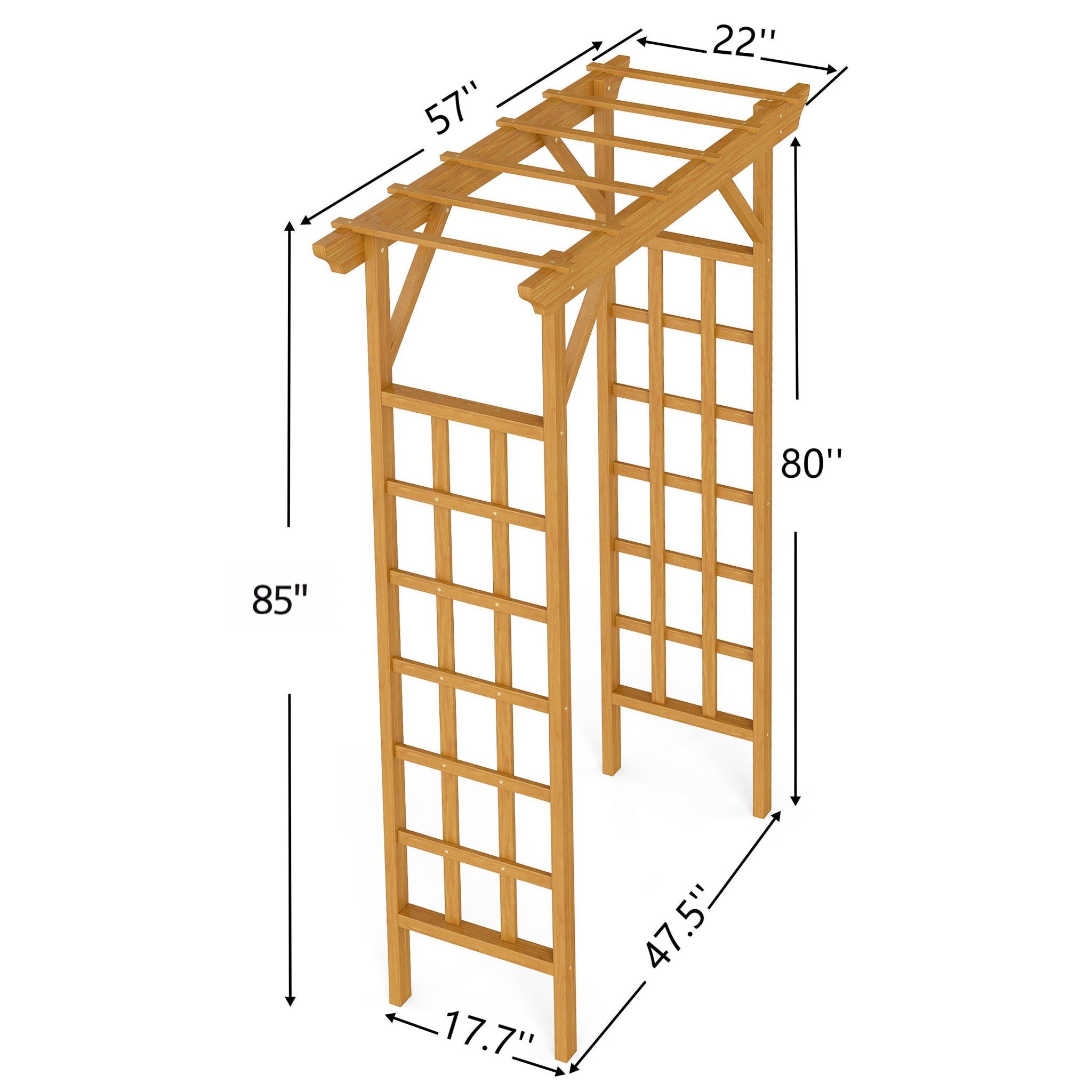 Wedding Arbor With Trellis Design by HouseOfZazla