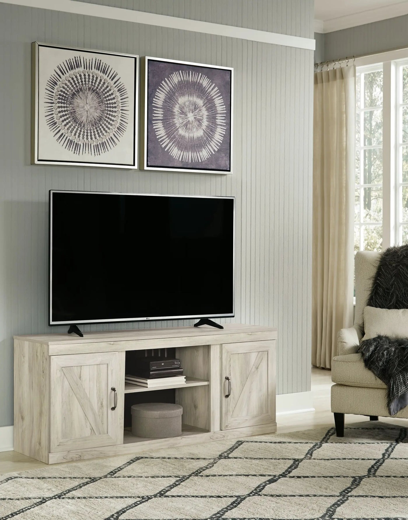 Bellaby - TV Stand W/Fireplace Option by Unique Piece Furniture
