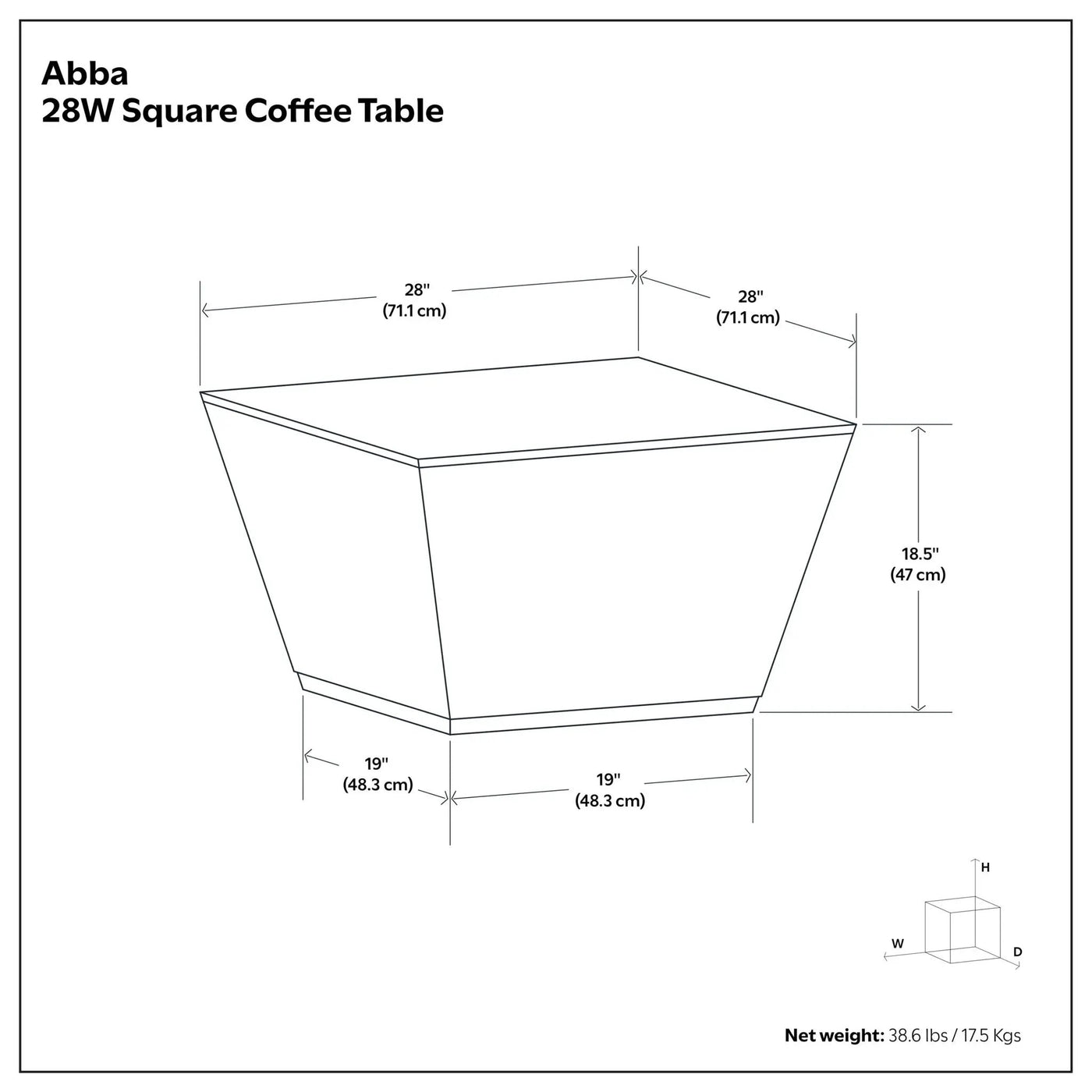 Abba - Handcrafted Coffee Table by Unique Piece Furniture
