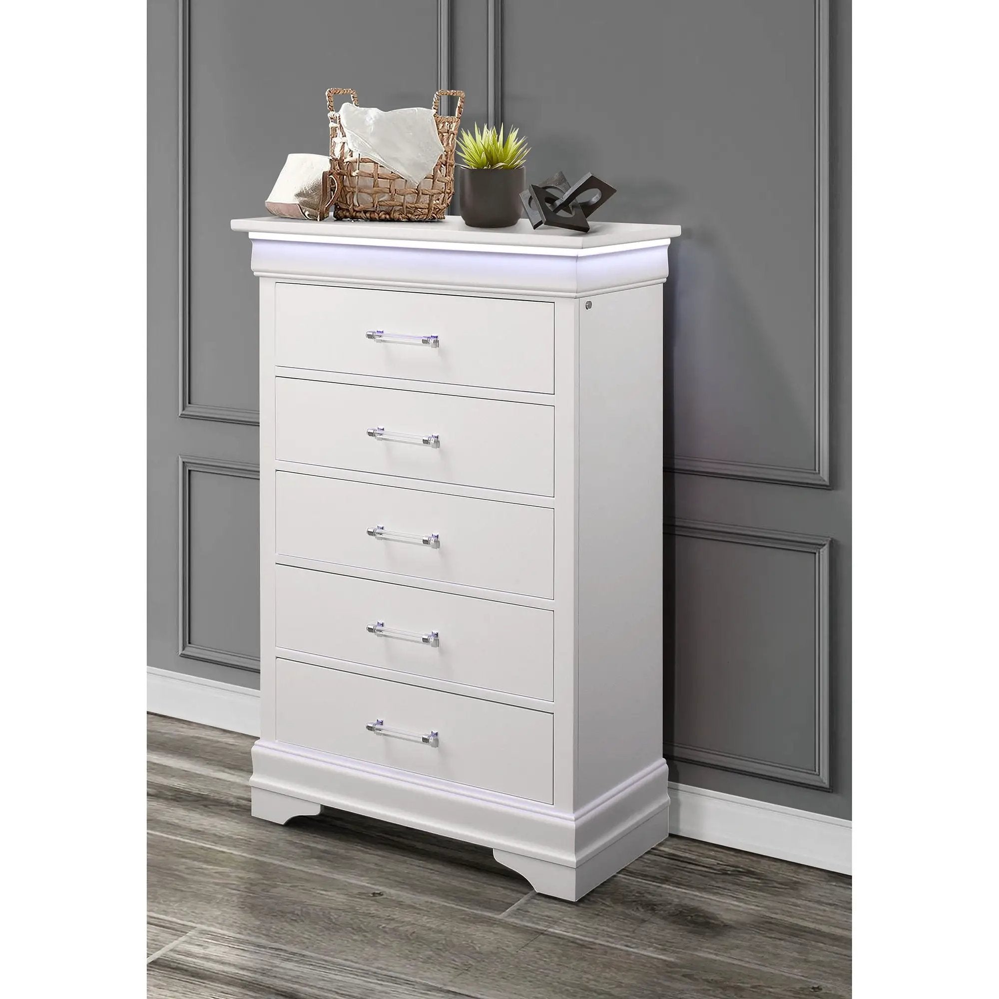Charlston - Chest With LED by Unique Piece Furniture