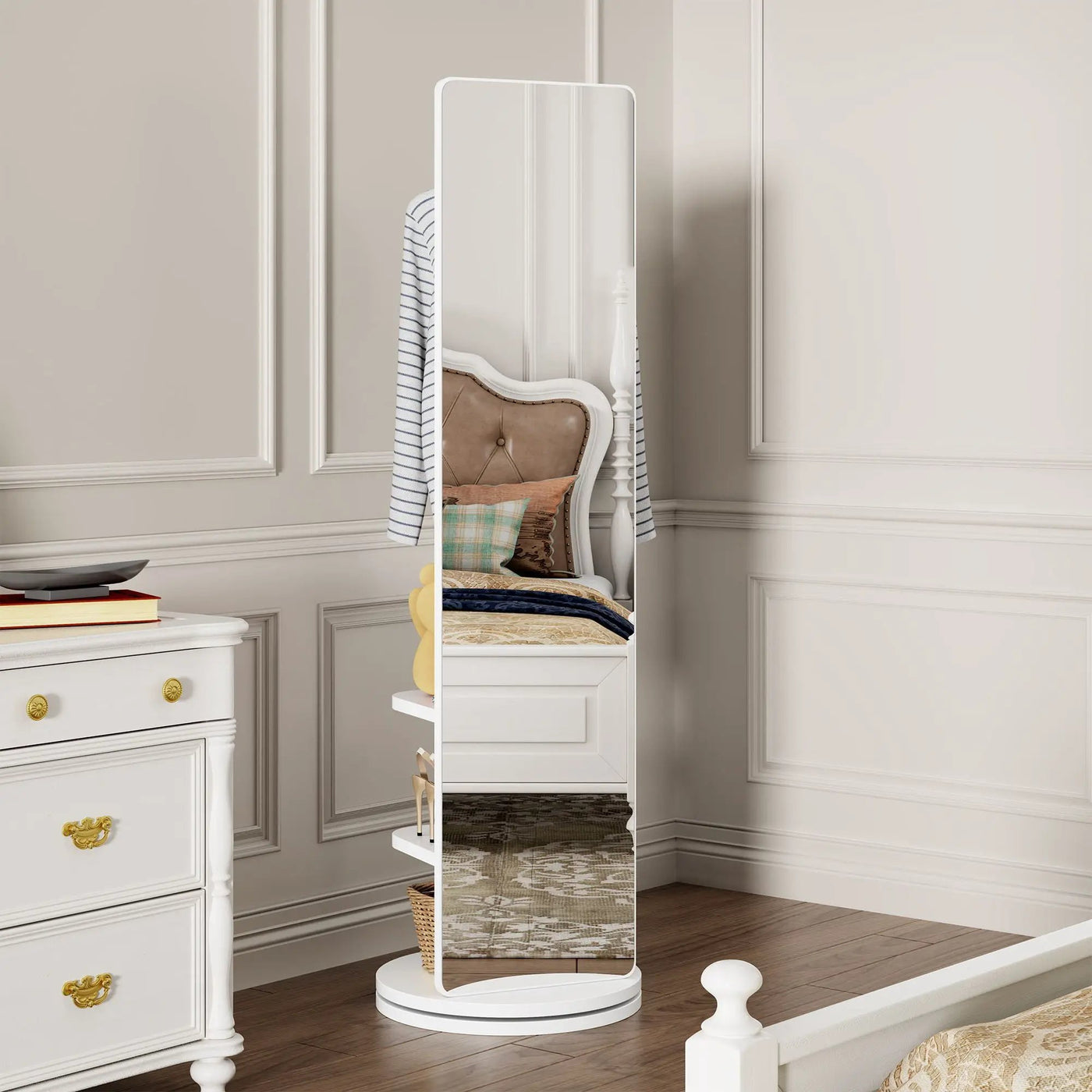 3 In 1 Multifunctional Full Length Clothing Mirror by Unique Piece Furniture
