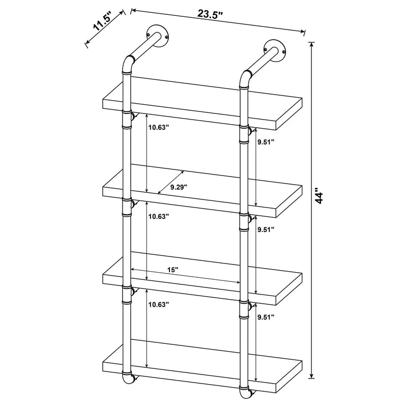Industrial Design Wall Shelf by HouseOfZazla
