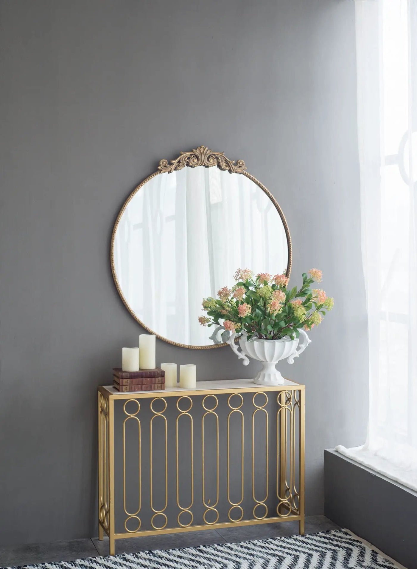 Classic Design Mirror With Baroque Inspired Frame by HouseOfZazla