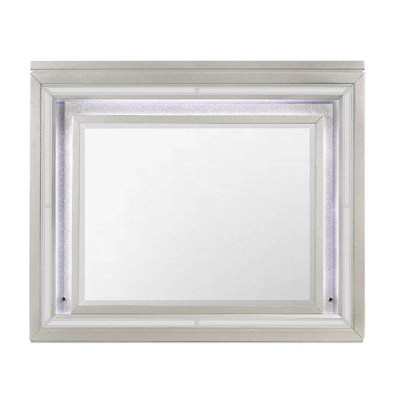Cross - Glam Mirror With LED - Champagne by HouseOfZazla