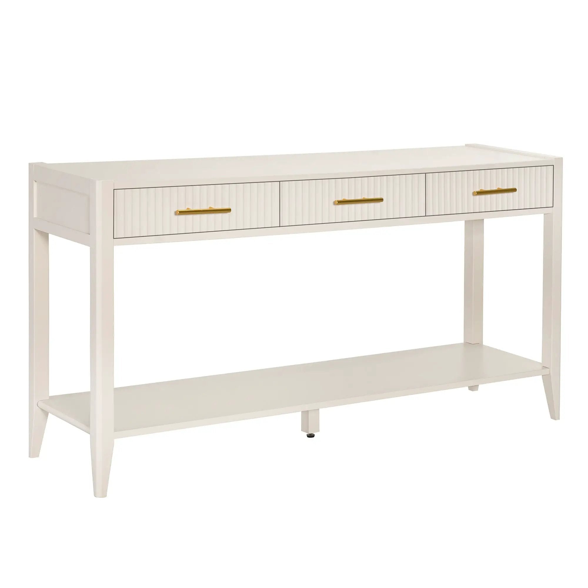 U Style 60" Painted Console Table with 3 Drawers by HouseOfZazla