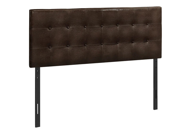 Queen Size Upholstered Bed Headboard - Transitional Brown by HouseOfZazla