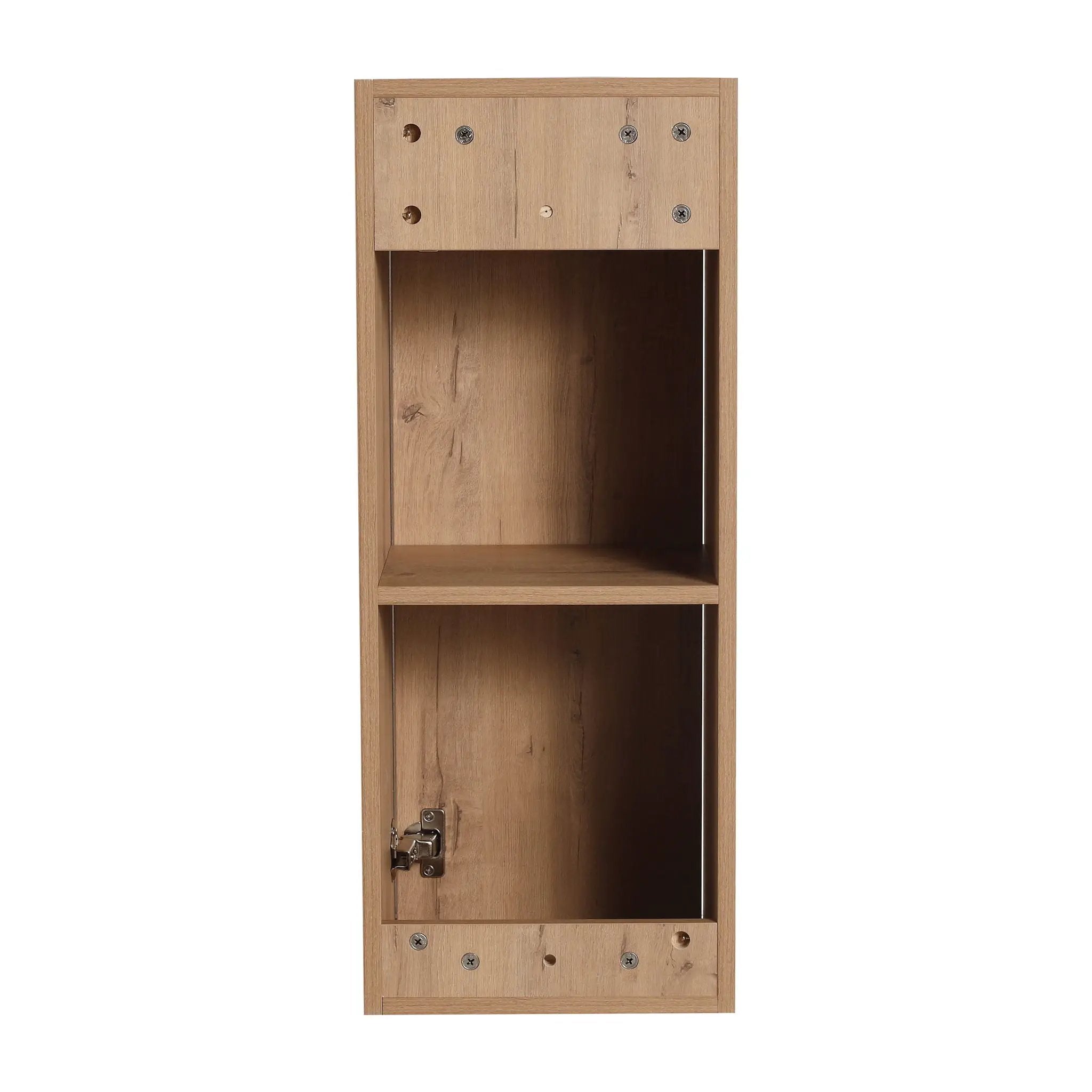 Modern Imitative Wall Mounted Bathroom Vanity With Resin Sink And Side Cabinet by HouseOfZazla