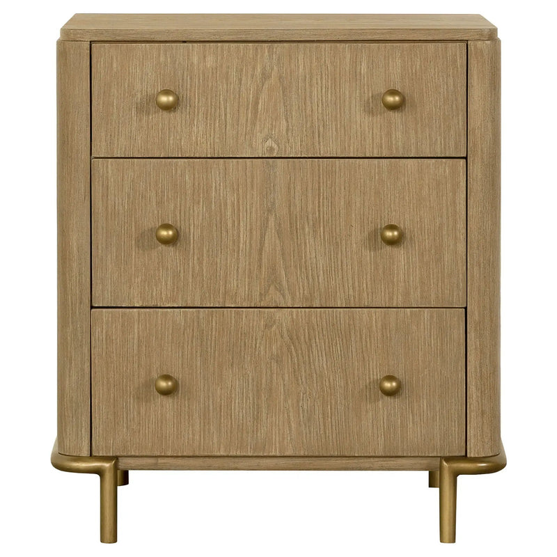 Arini 4-piece California King Bedroom Set Cream and Sand Wash by Unique Piece Furniture