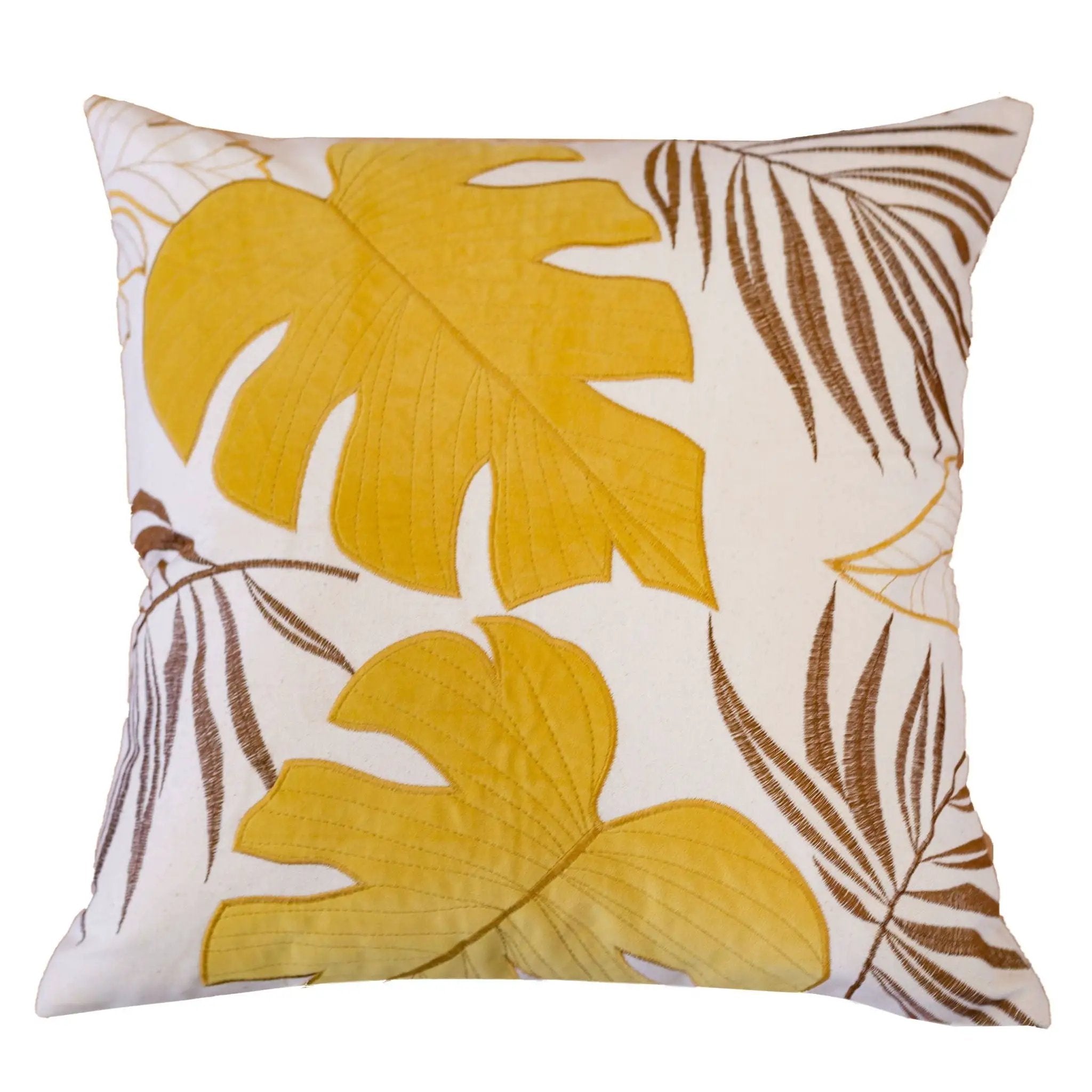 Autumn Vibes Leaf Accent Pillow by HouseOfZazla