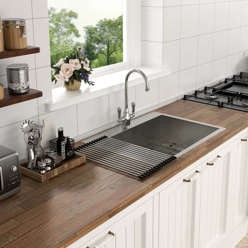 Stainless Steel Drop In Kitchen Sink, Topmount by HouseOfZazla