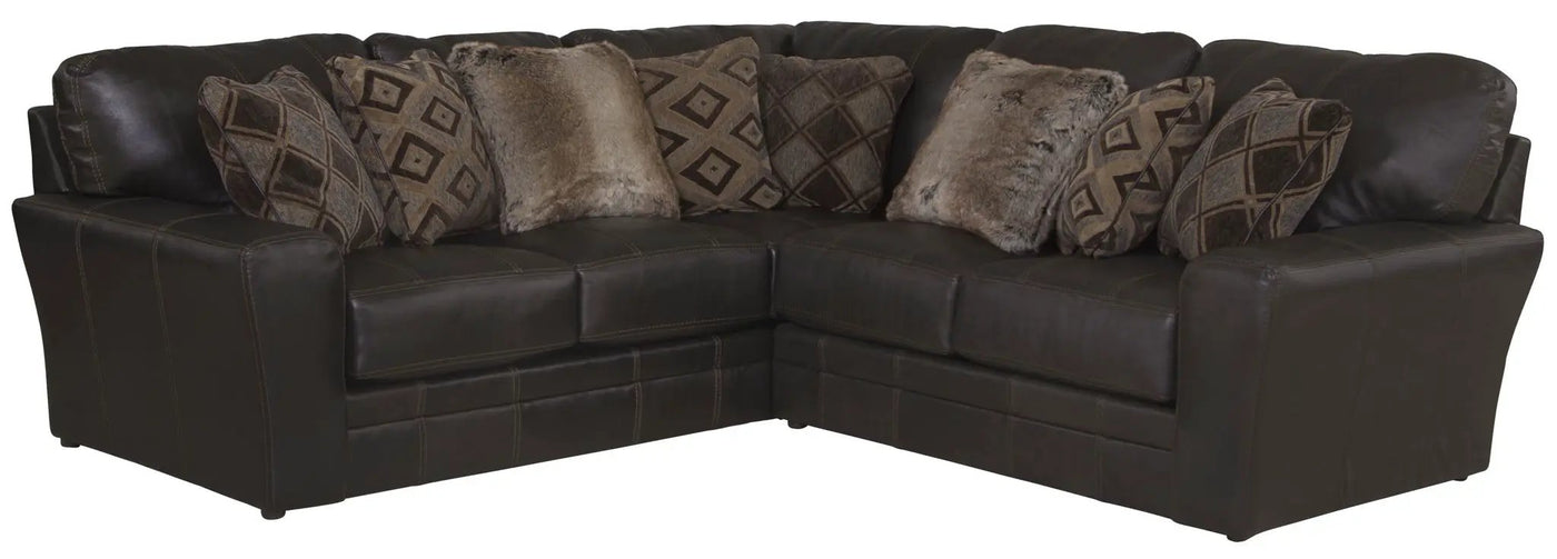 Denali - Italian Leather Match Sectional by Unique Piece Furniture