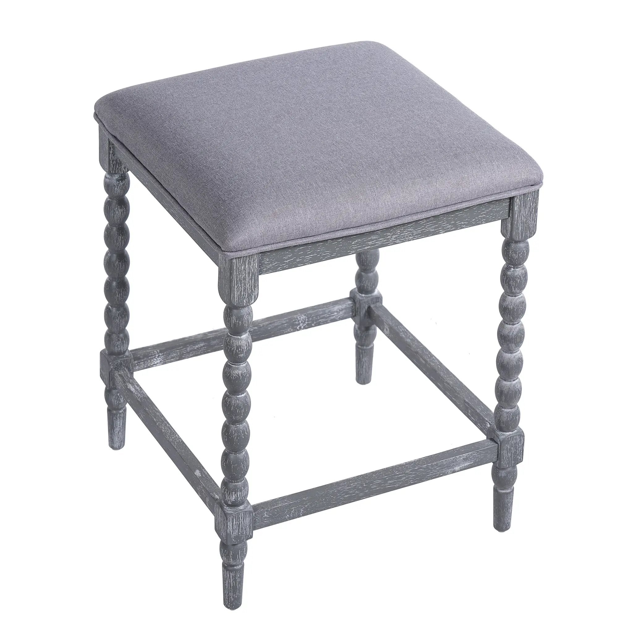 26" Counter Stools - Set of 2 with Upholstered Seat by HouseOfZazla