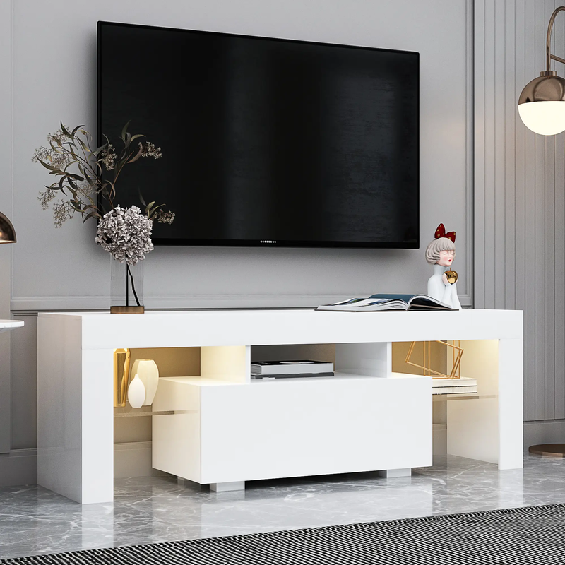 Entertainment TV Stand with LED Light by HouseOfZazla