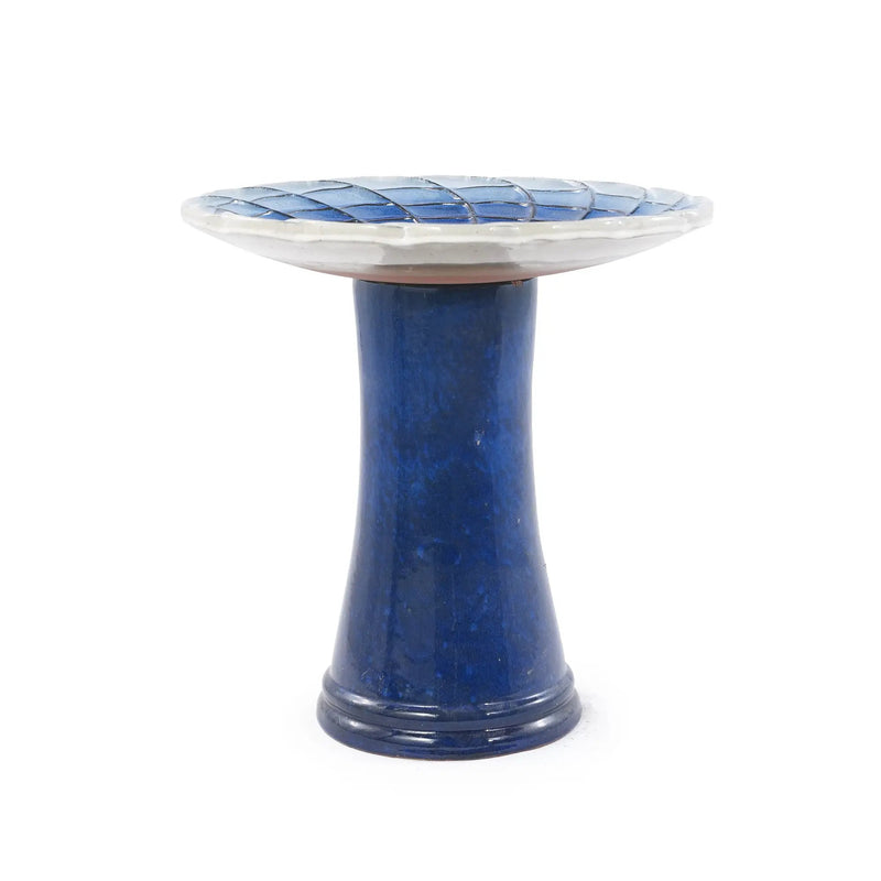 Handmade Glazed Ceramic Bird Bath by HouseOfZazla