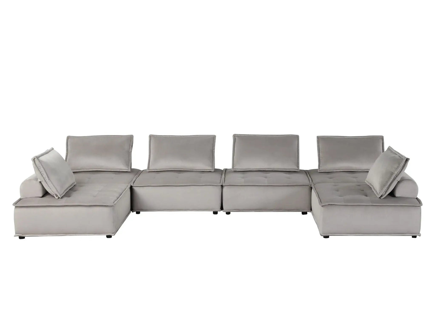 Anna - Stylish Sectional Sofa Ottoman by HouseOfZazla