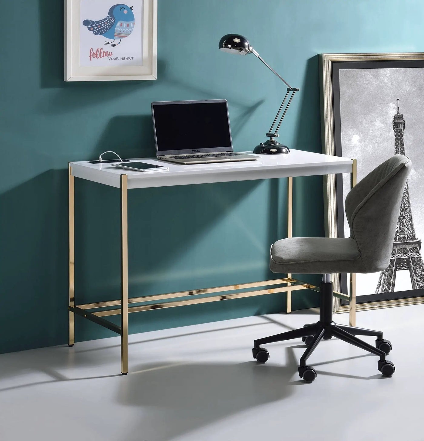 Midriaks Writing Desk With USB by HouseOfZazla