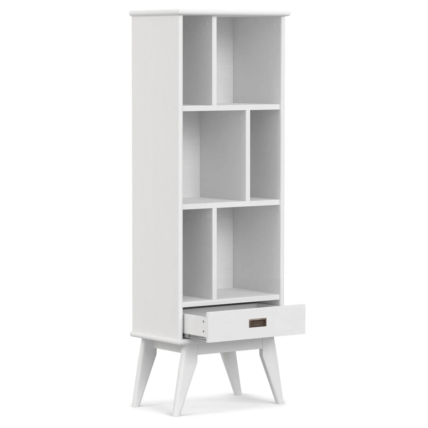 Draper - Mid Century Wide Bookcase And Storage Unit by HouseOfZazla