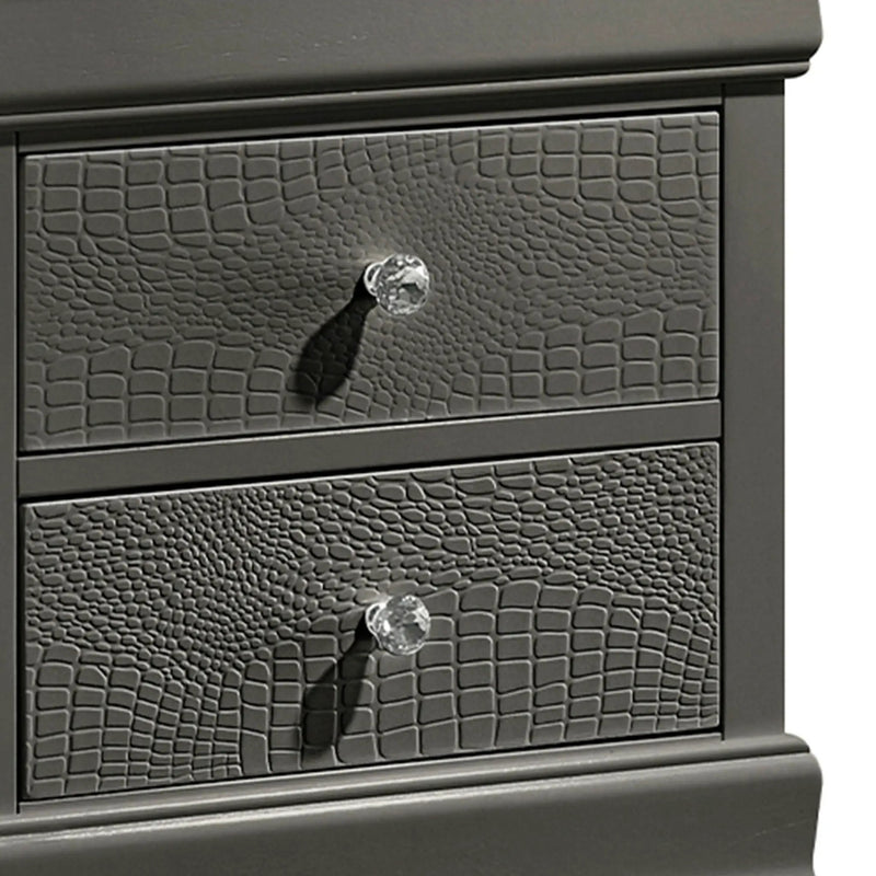Blaze - 2 Drawer Modern Nightstand by HouseOfZazla