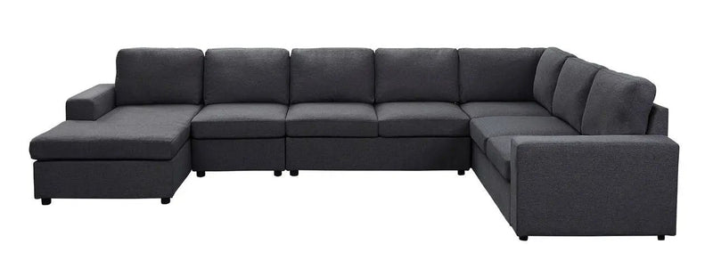 Hayden - 7 Seat Reversible Modular Sectional Sofa Chaise by Unique Piece Furniture