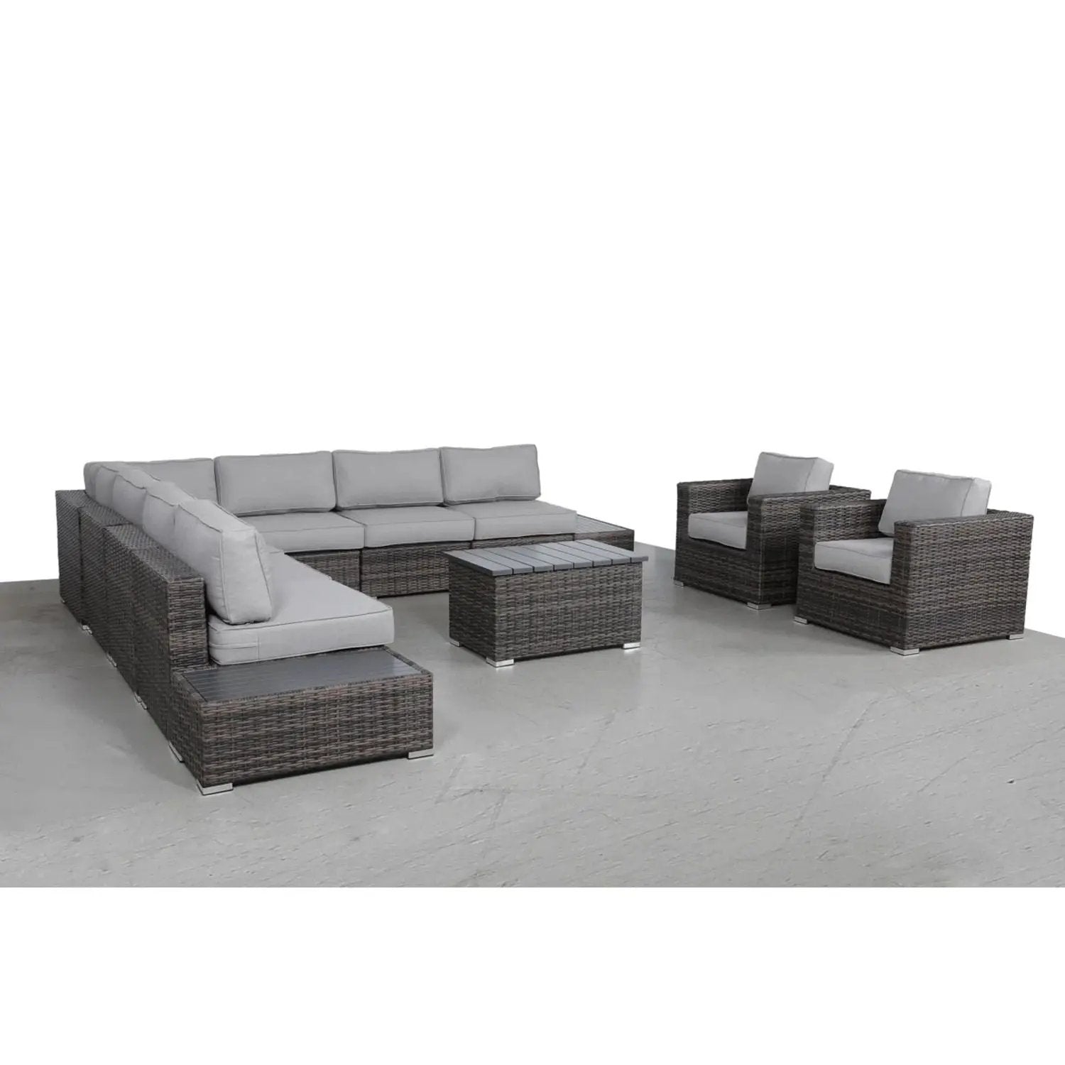 Stylish Entertainment Sectional Set, Outdoor Living by Unique Piece Furniture