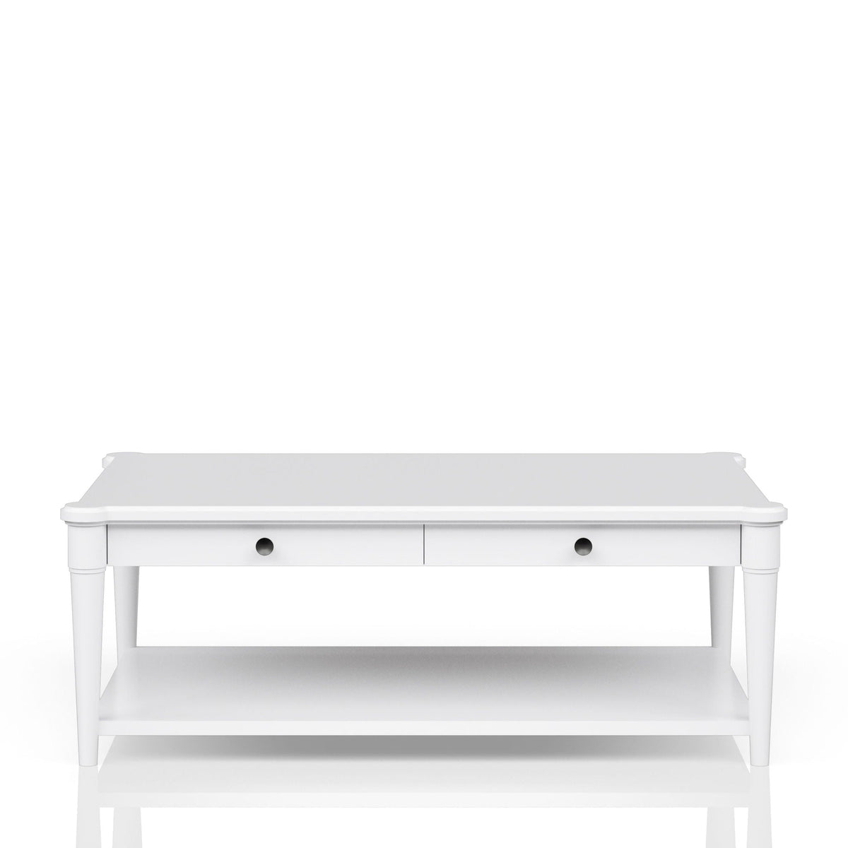 Cocktail Table With Two Storage Drawers And Casters, photo 2 of 12