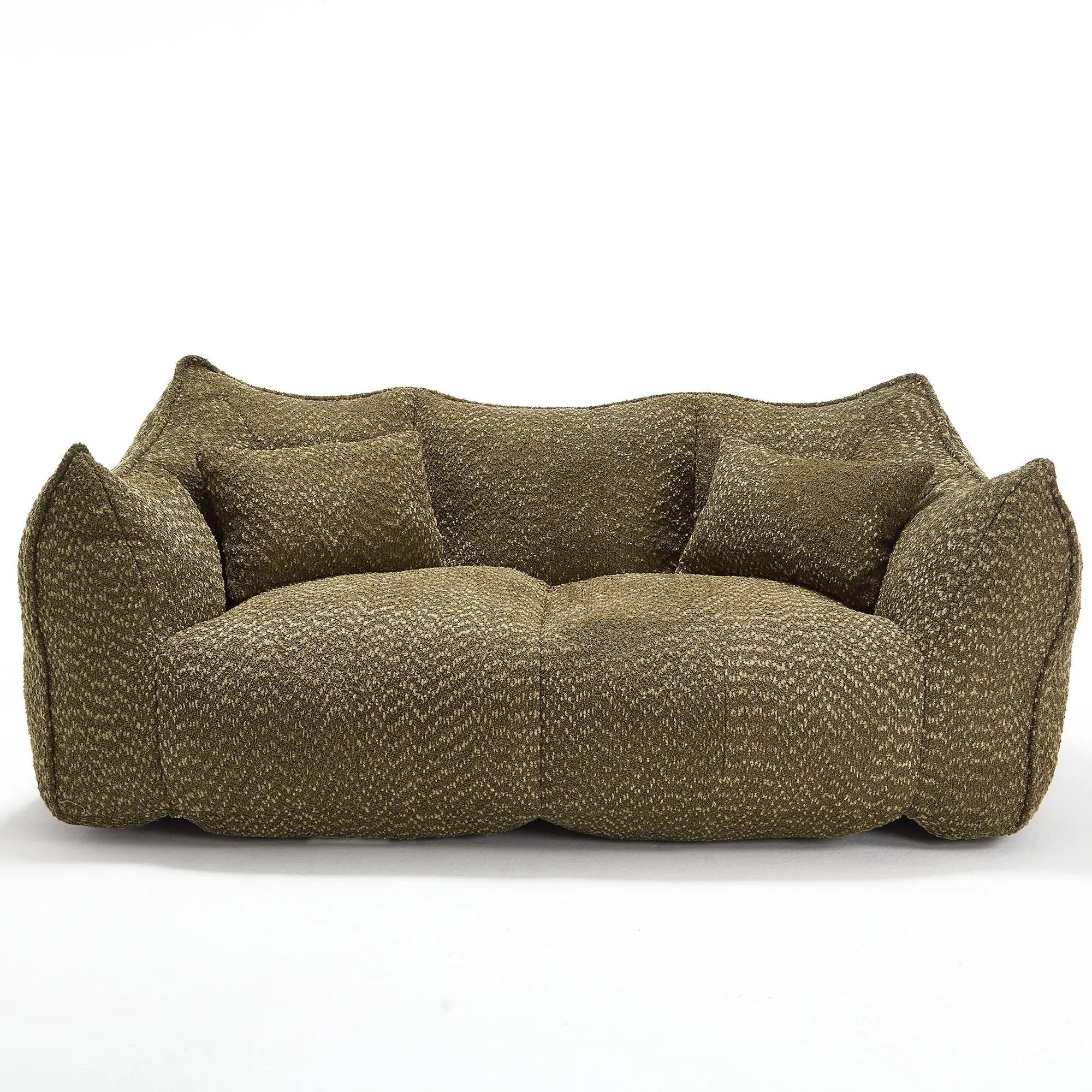 Comfortable Dual Beanbag Chair With High Resilience Foam Core For 2 People by HouseOfZazla