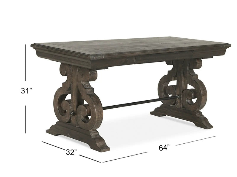 Bellamy - Writing Desk - Peppercorn, photo 4 of 4