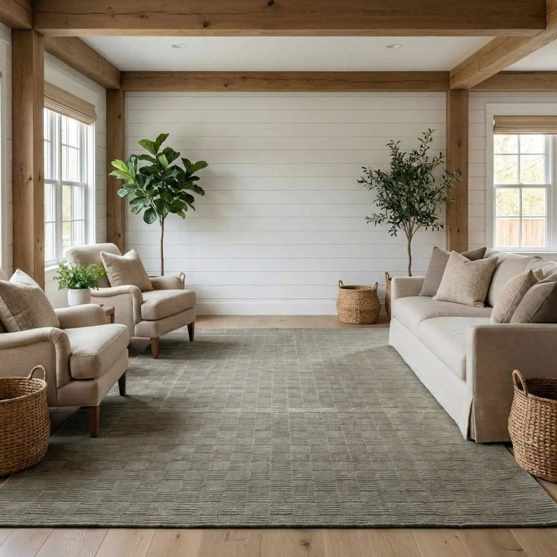 Kazuma Green Washable Area Rug by Boutique Rugs