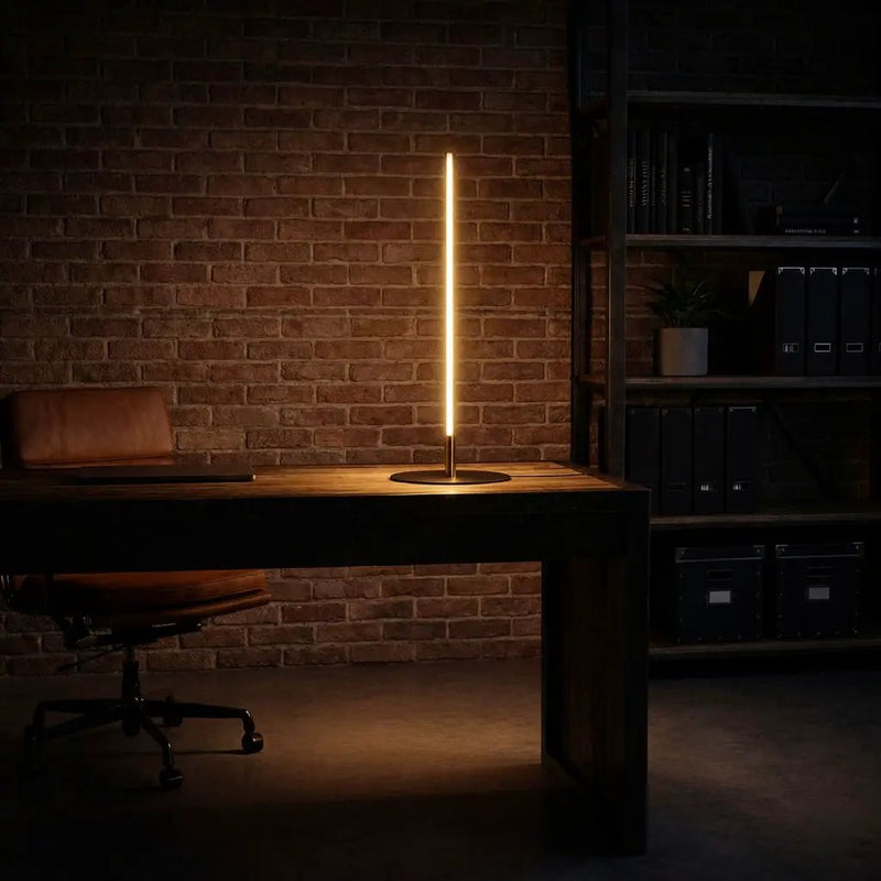 Dimond - LED Table Lamp With On / Off Switch Round Base - Black / Gold by Unique Piece Furniture