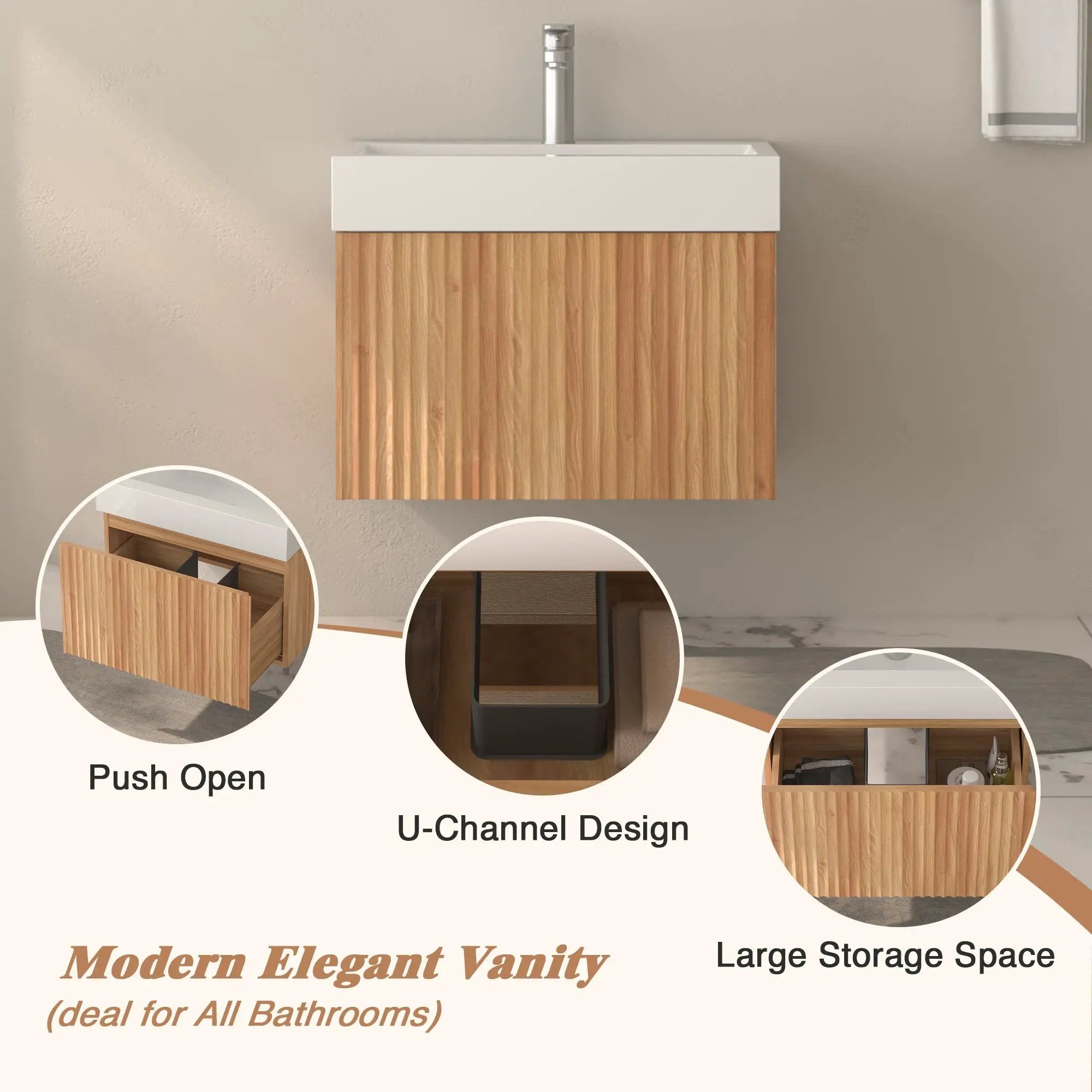 24" Bathroom Vanity with Sink by HouseOfZazla