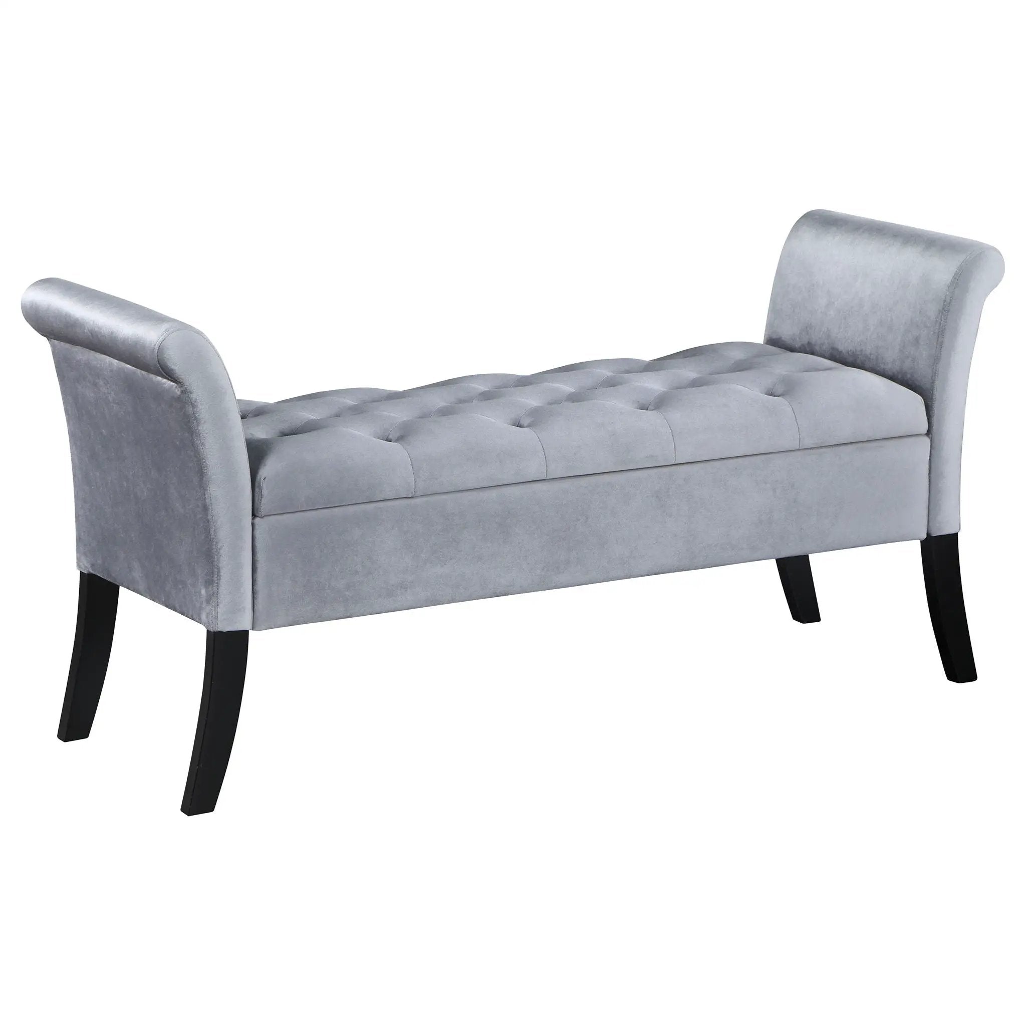 Pasley - Rolled Arm Storage Bench by HouseOfZazla