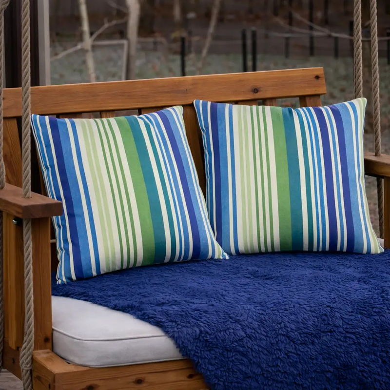 2 Pack Outdoor Throw Pillows, Waterproof & Fade-Resistant by HouseOfZazla