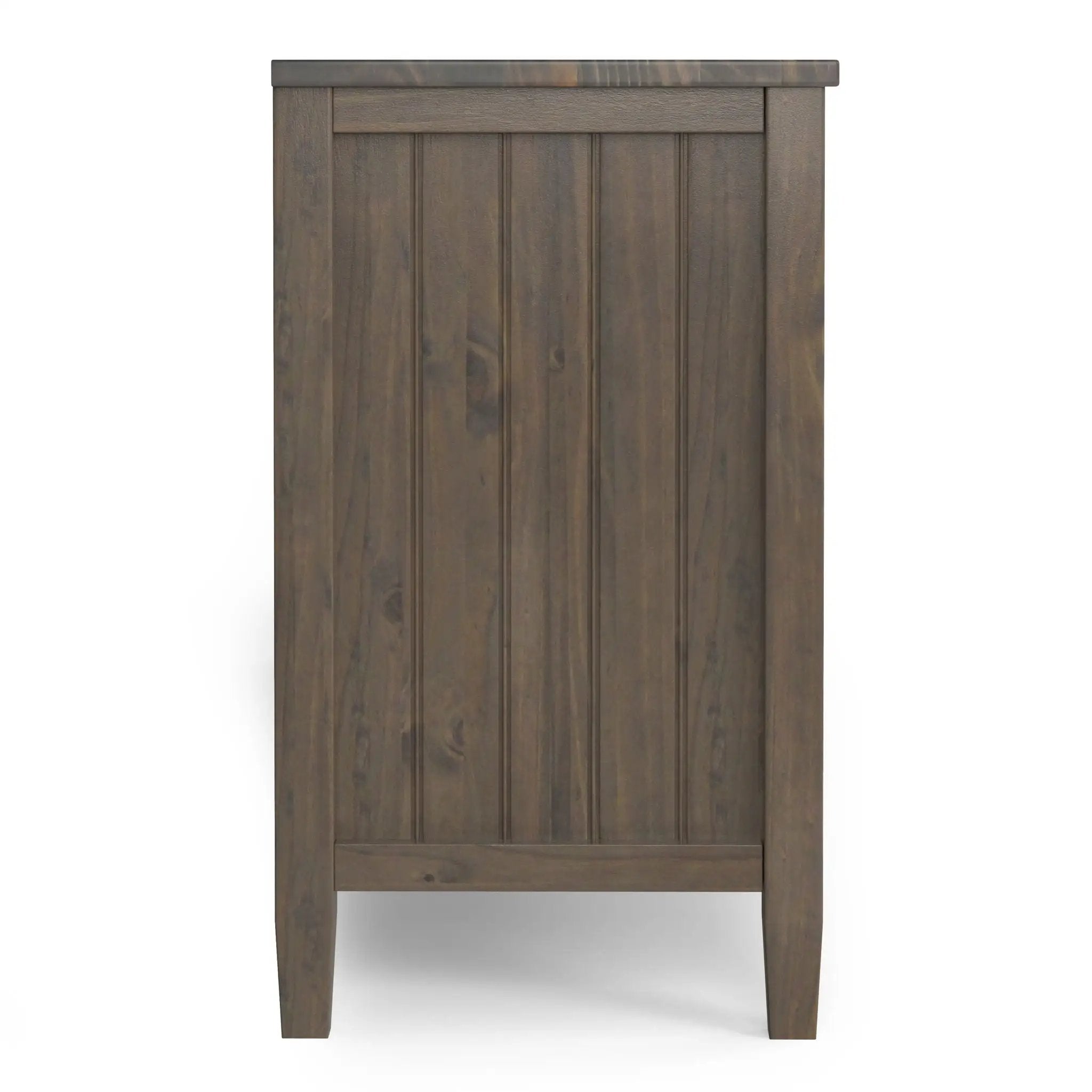 Lev - Handcrafted TV Media Stand - Smoky Brown by HouseOfZazla