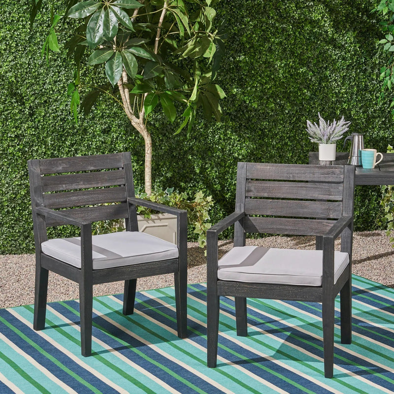 Outdoor Elegant Design Dining Chair (Set of 2) by HouseOfZazla