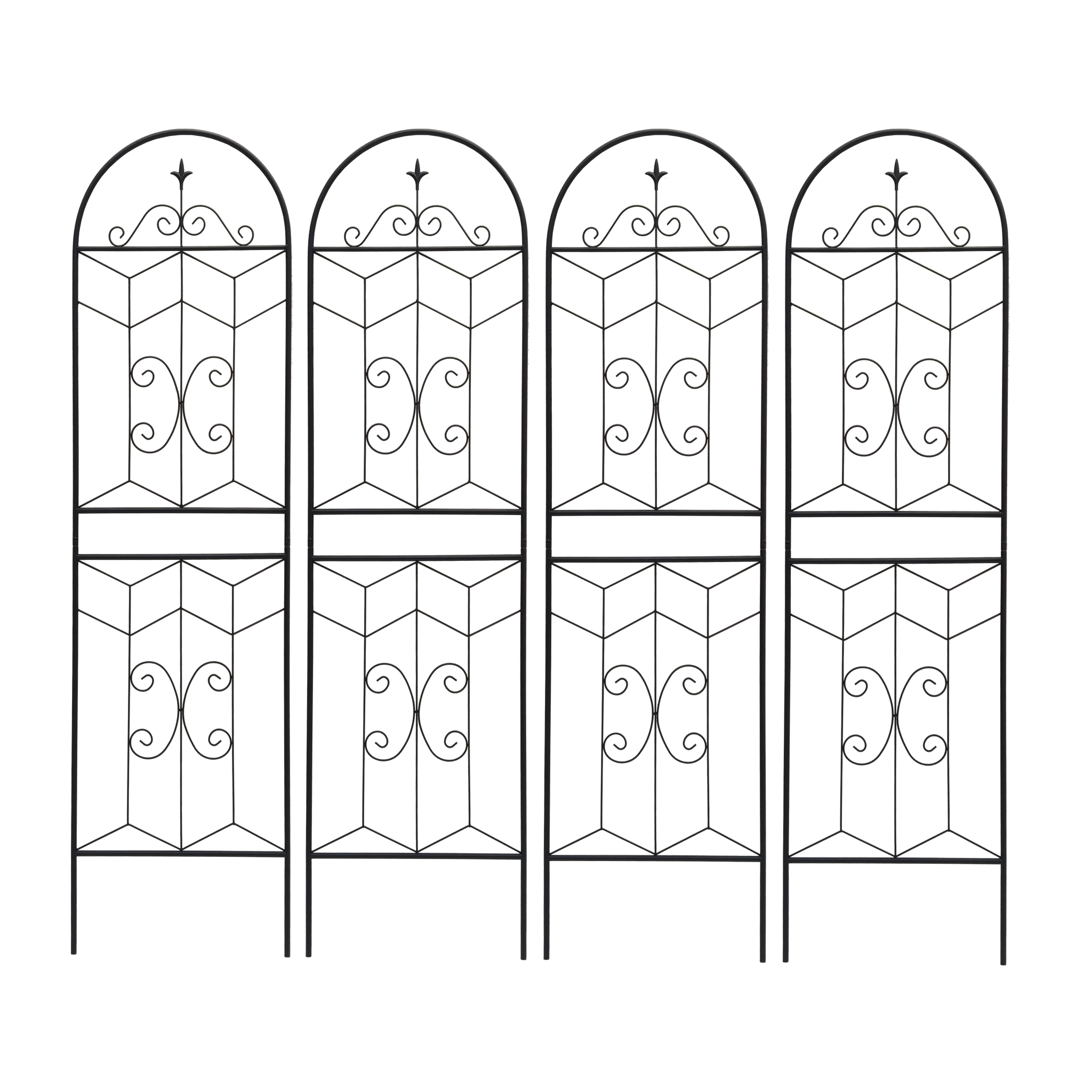 4 Pack Metal Garden Trellis by HouseOfZazla