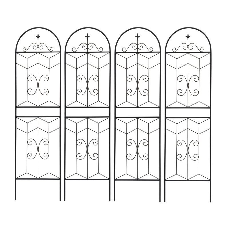 4 Pack Metal Garden Trellis by HouseOfZazla