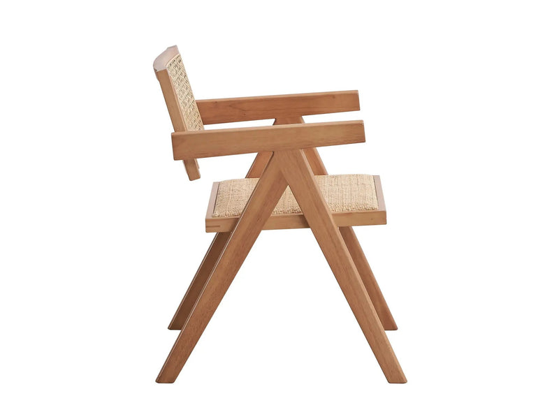 Velentina - Rattan Arm Chair (Set of 2) - Natural by Unique Piece Furniture