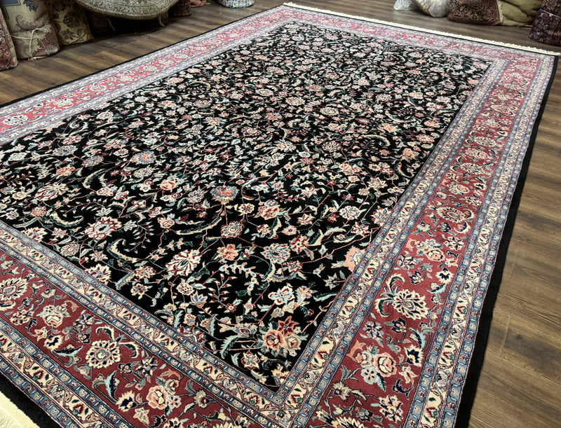 Large Sino Persian Rug 10x15, Floral Allover, Hand Knotted Wool Carpet, Fine by Jewel Rugs