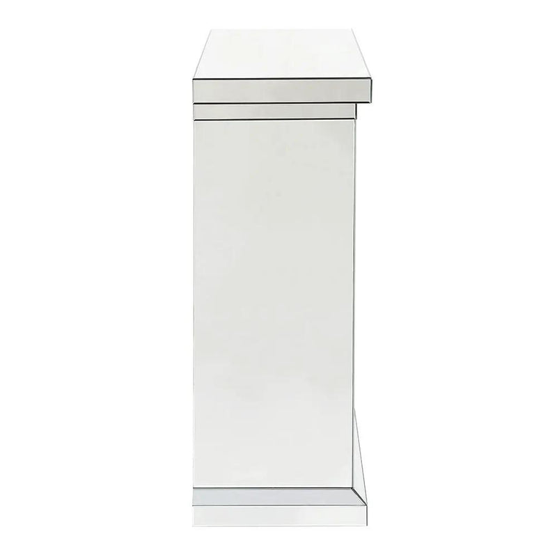 Noralie - 40" Fireplace - Mirrored & Faux Diamonds by Unique Piece Furniture