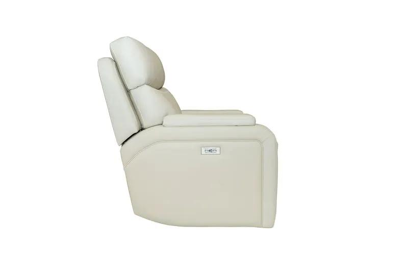 Gunner - Recliner With Power And Power Headrest - Almond by Unique Piece Furniture