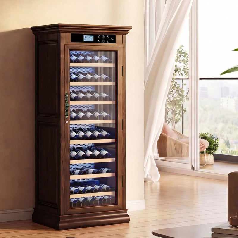 Temperature Control Professional Wooden Refrigerated Wine Cabinet by HouseOfZazla
