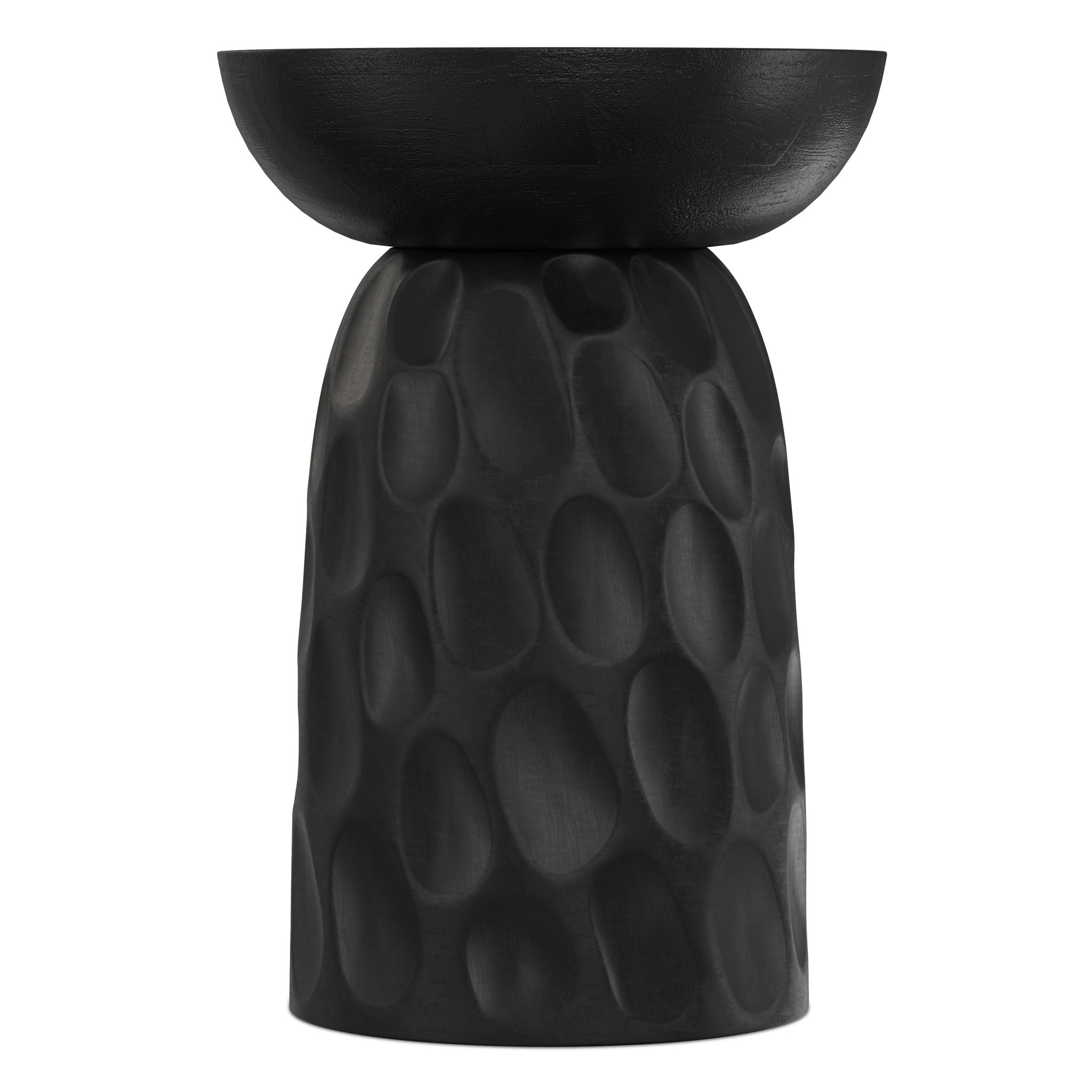 Boyd - V Chisel Accent Table - Black by HouseOfZazla