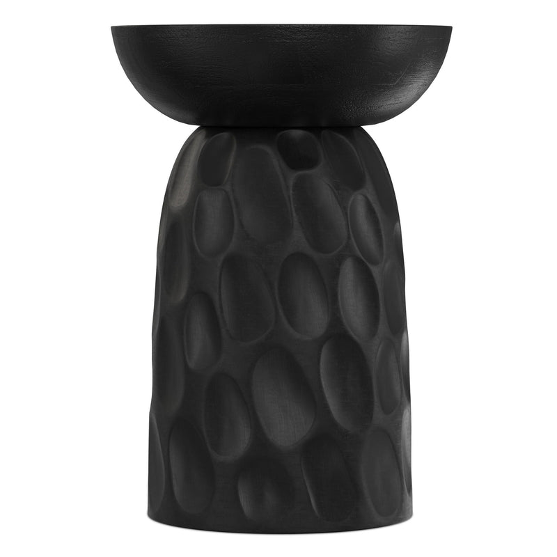 Boyd - V Chisel Accent Table - Black by HouseOfZazla