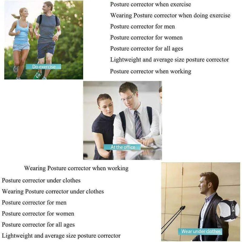 FUYERLI Posture Corrector for Men and Women with Adjustable Clavicle Brace by Selzalot