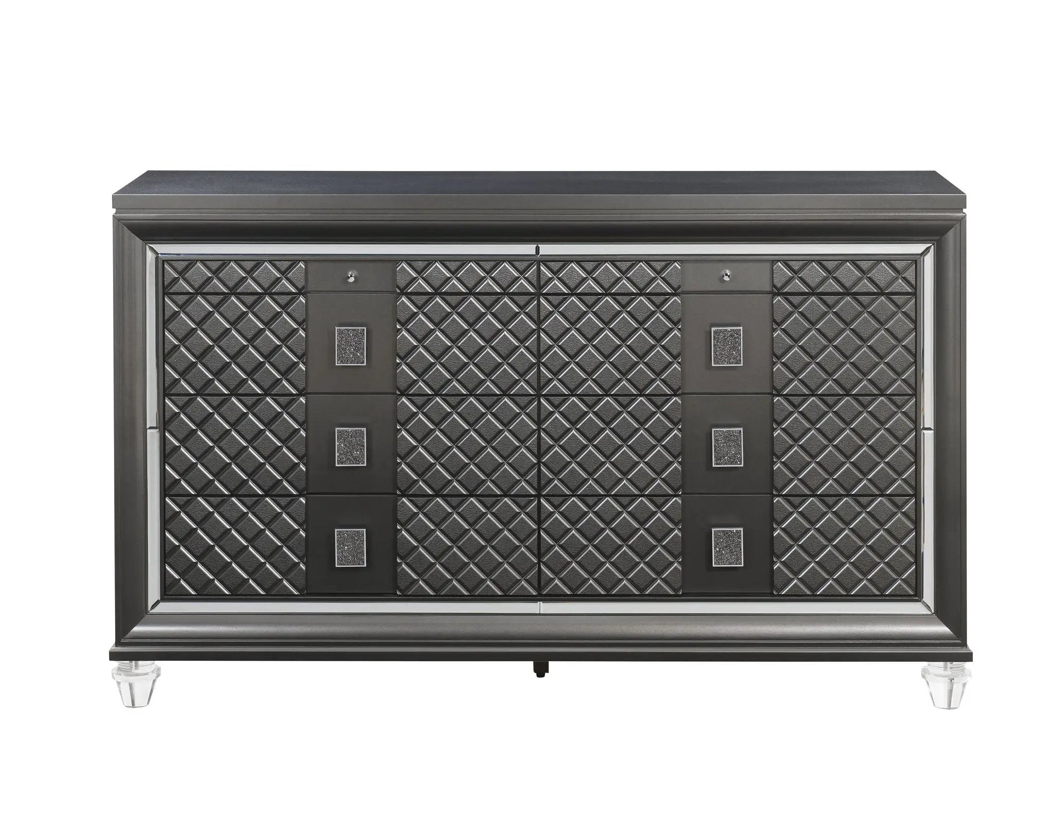Sawyer - Metallic Dresser - Gray by Unique Piece Furniture