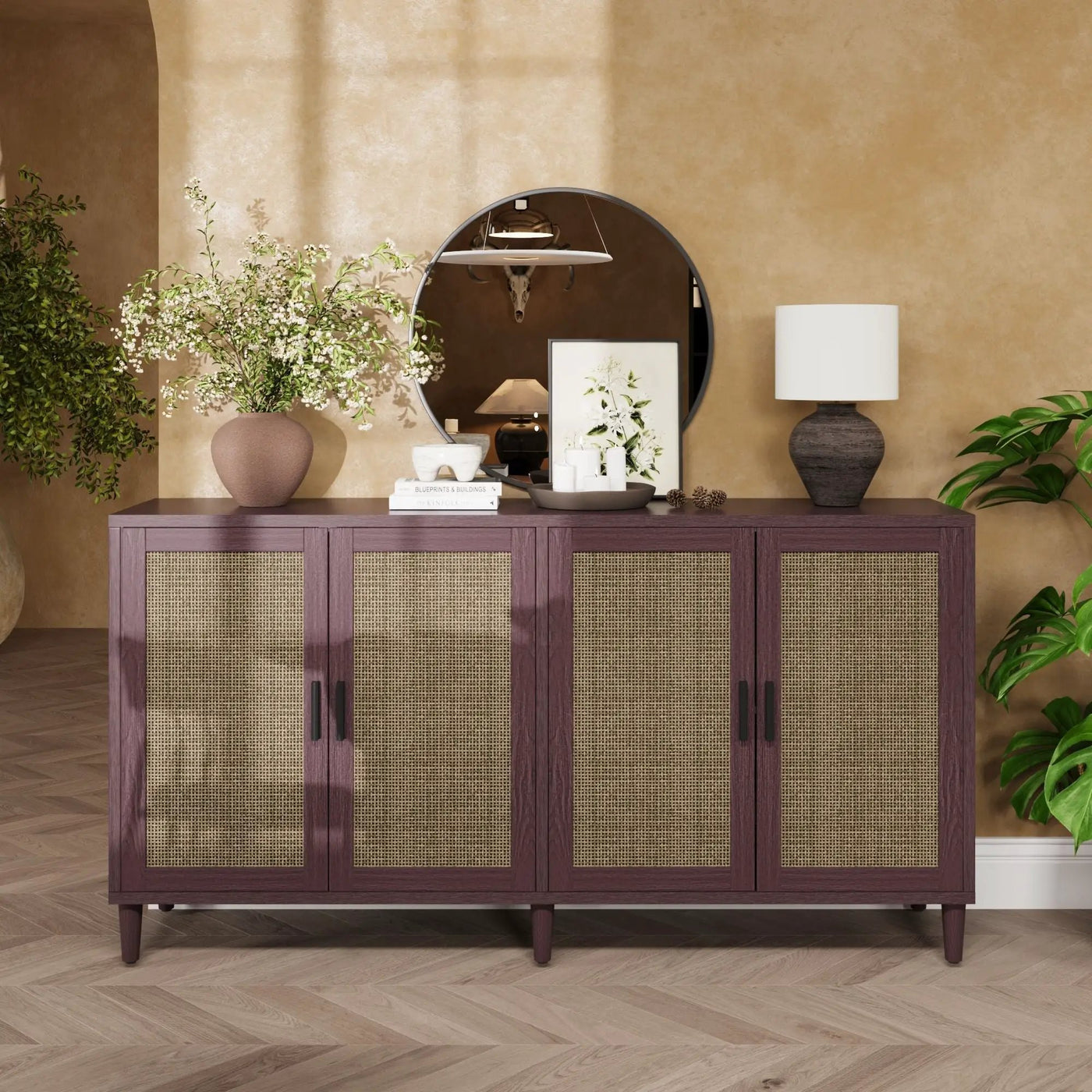 Buffet Cabinet With Adjustable Shelves For Kitchen by HouseOfZazla