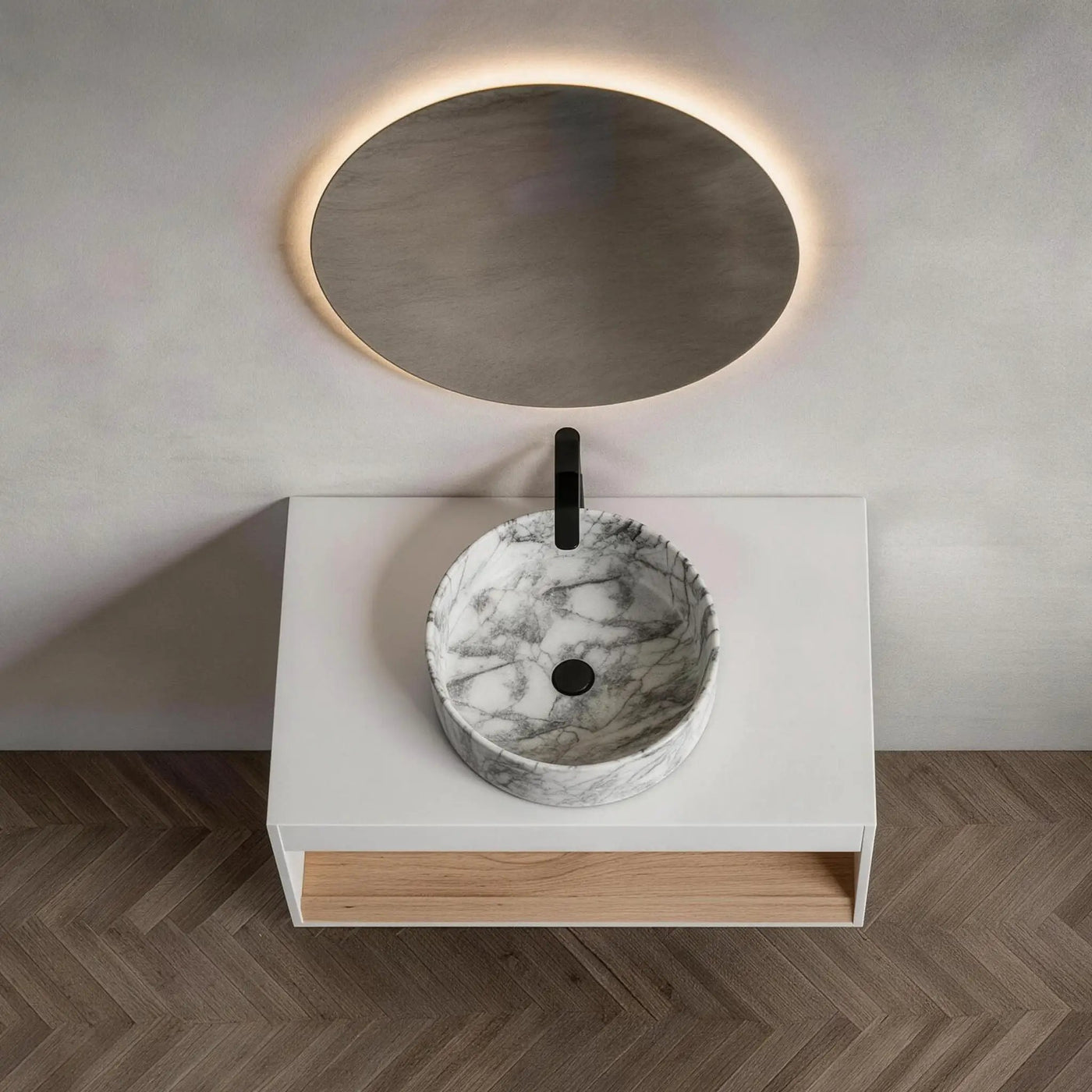Floating Bathroom Vanity With Vessel Sink by Unique Piece Furniture